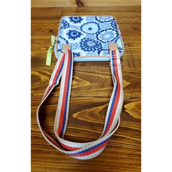 Lily Bloom Cross Body Handbag~ Colorful Purse~ 6 Pocket. - Picture 5 of 7